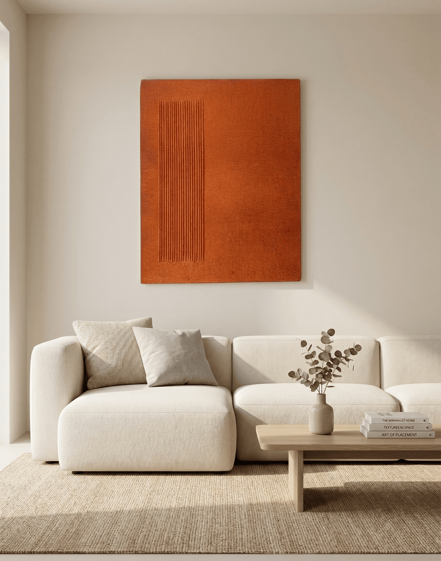 Amber Hues - Textured Minimalist Wall Art - Arte de Amaris