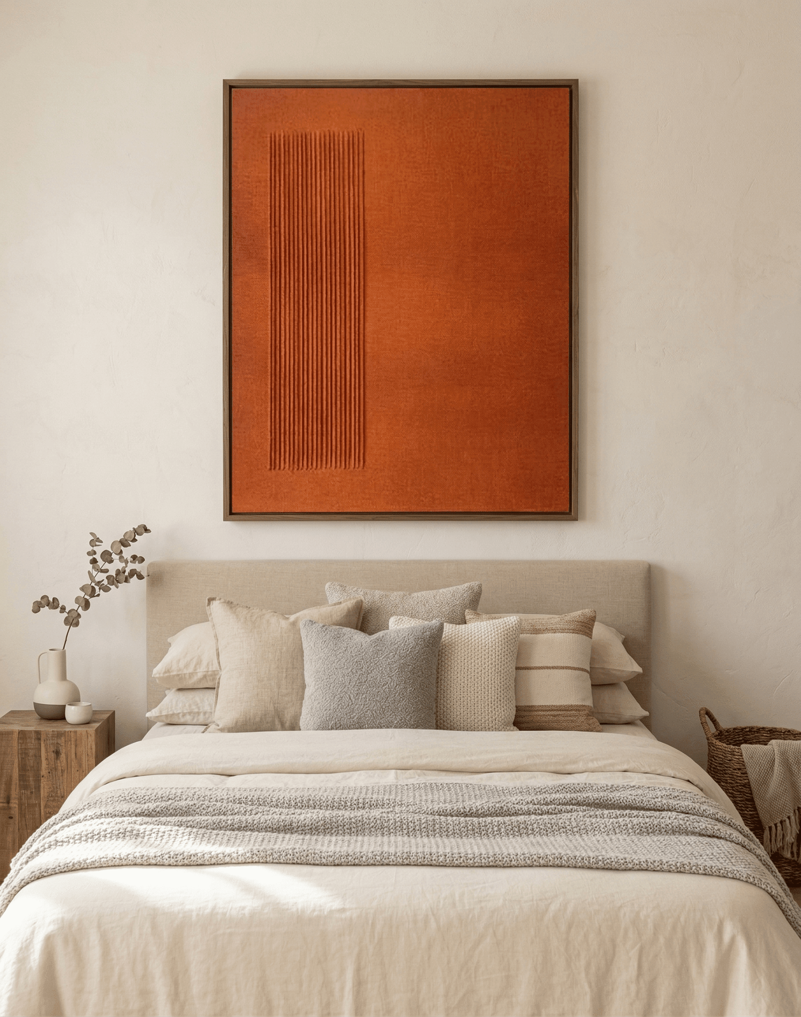 Amber Hues - Textured Minimalist Wall Art - Arte de Amaris