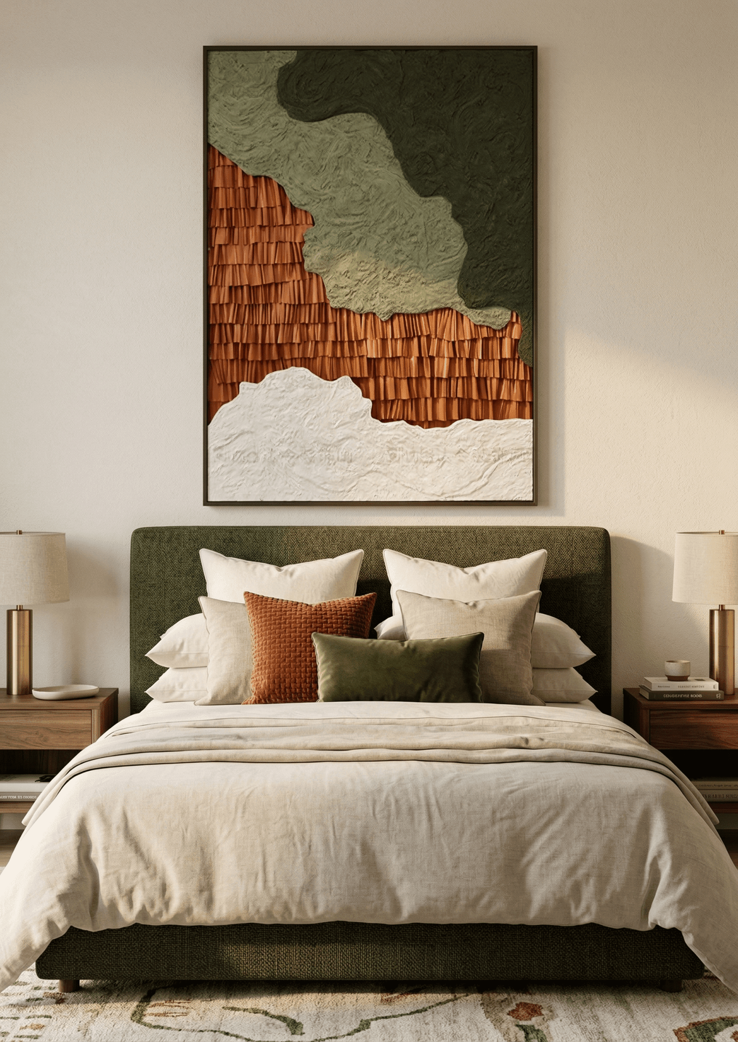 Earth Layers | Textured Landscape Abstract Wall Art - Arte de Amaris