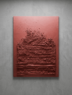 Echoes in Red - Modern Minimalist Statement Decor - Arte de Amaris