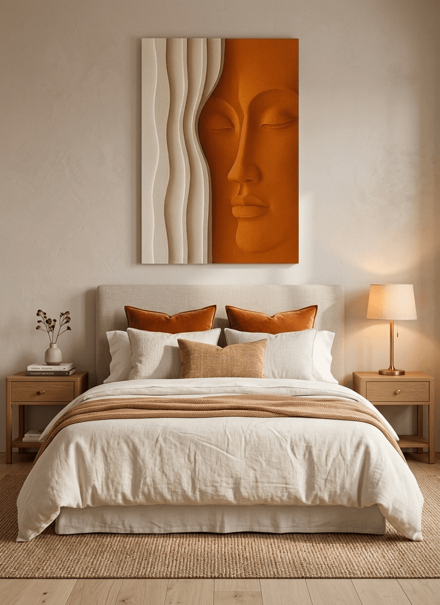 Hidden Truth - Abstract Face Textured Wall Art - Arte de Amaris