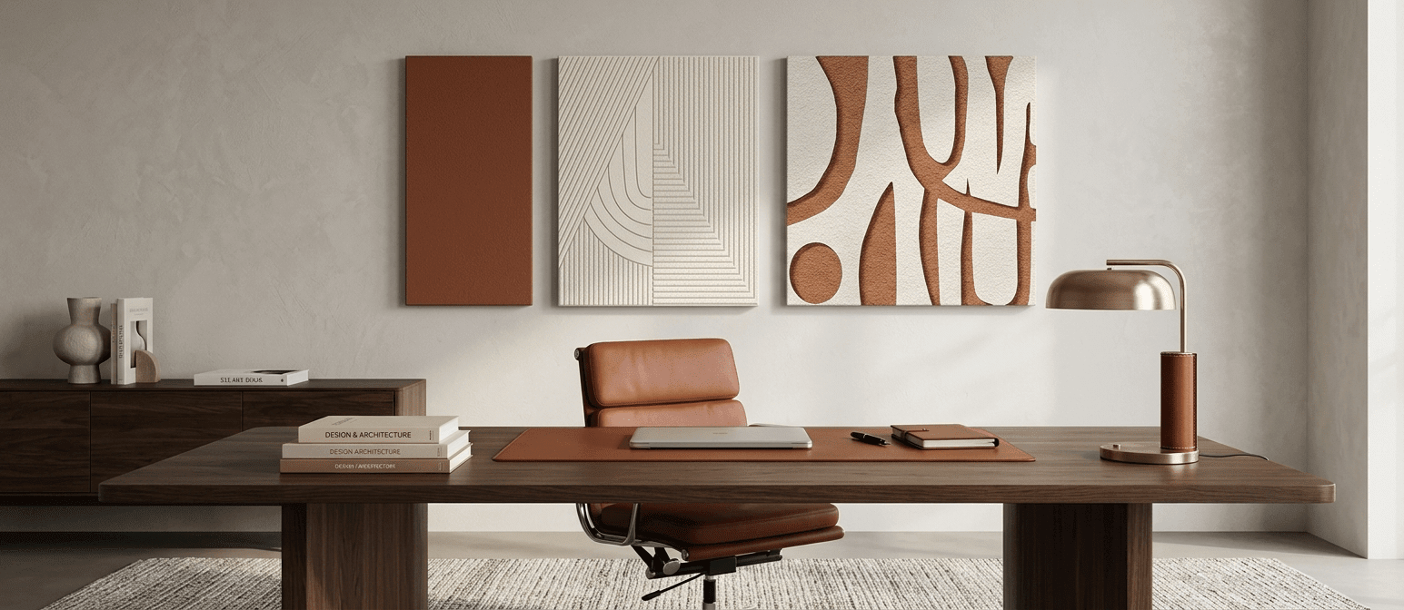 Modern Textured Wall Art Set of 3 - Arte de Amaris