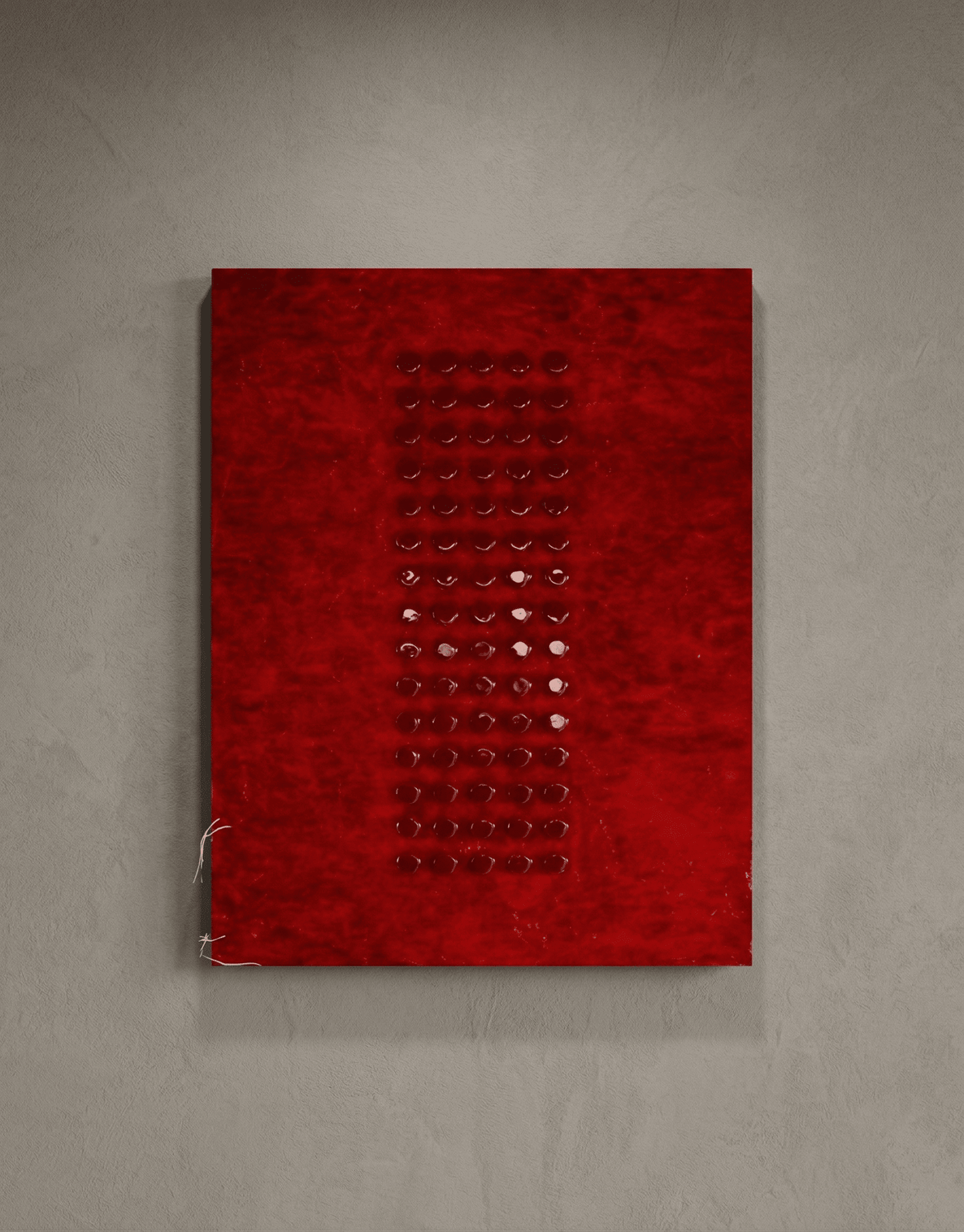 Paint me Red - Modern Red Statement Wall Decor - Arte de Amaris