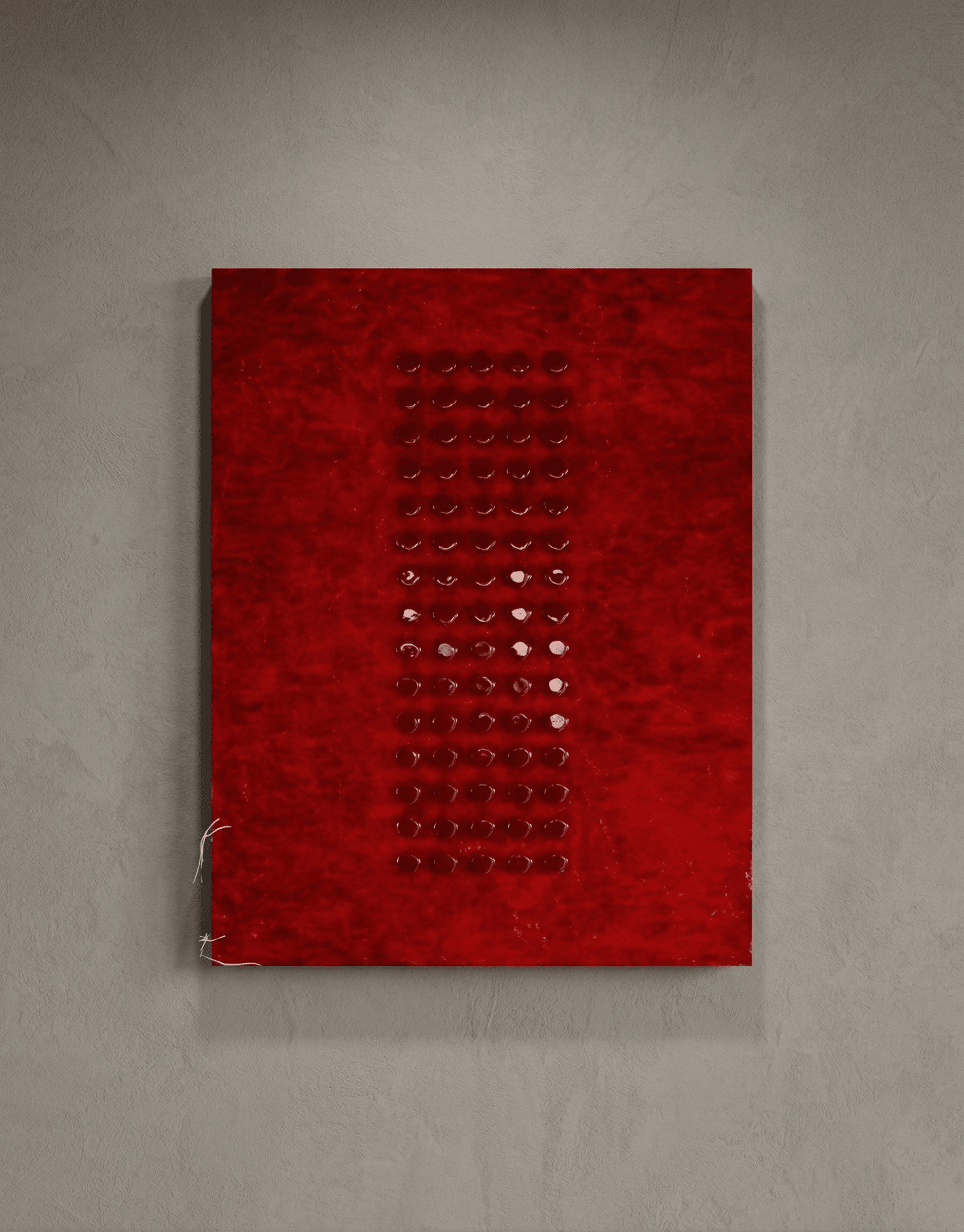 Paint me Red - Modern Red Statement Wall Decor - Arte de Amaris