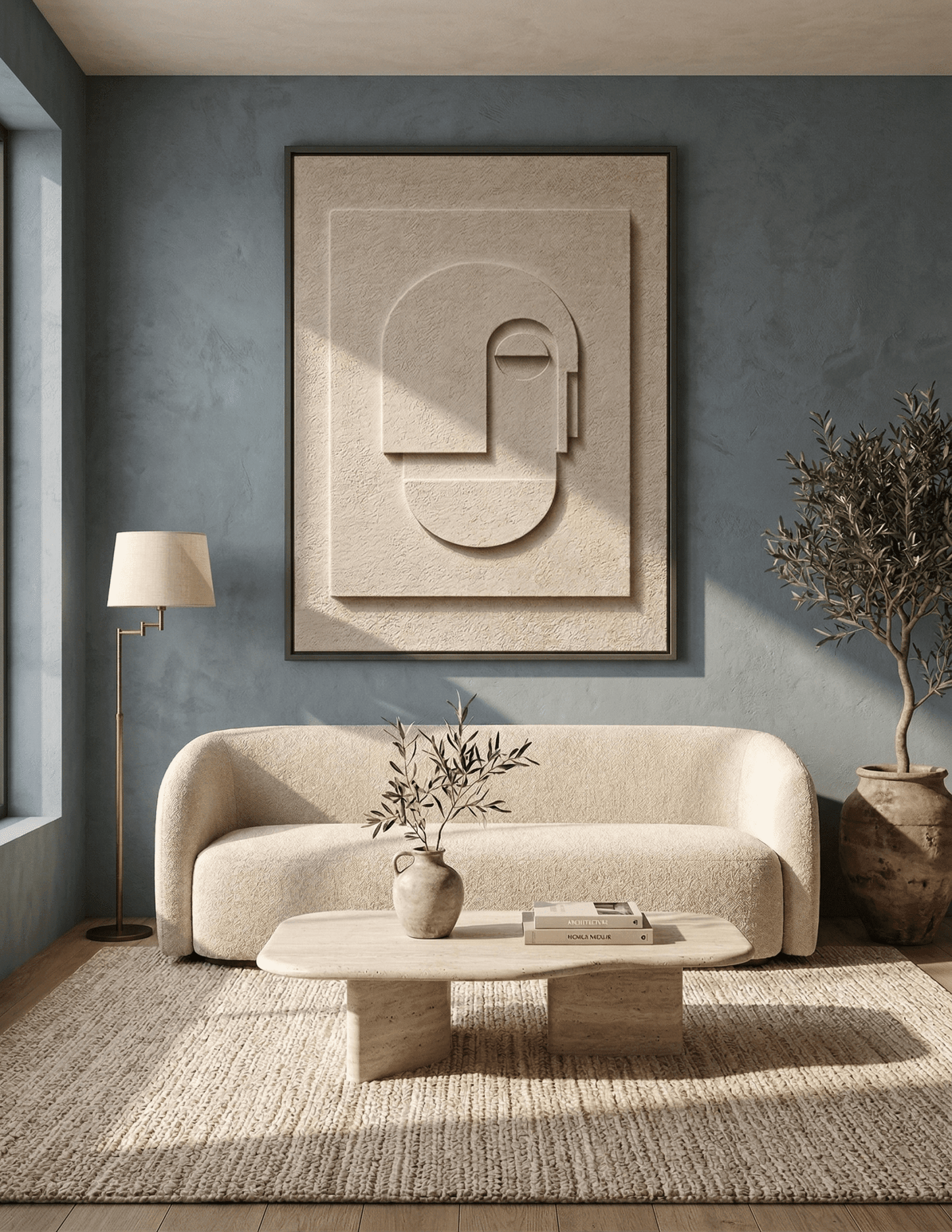 Quiet Profile | Minimalist Abstract Face Wall Art - Arte de Amaris